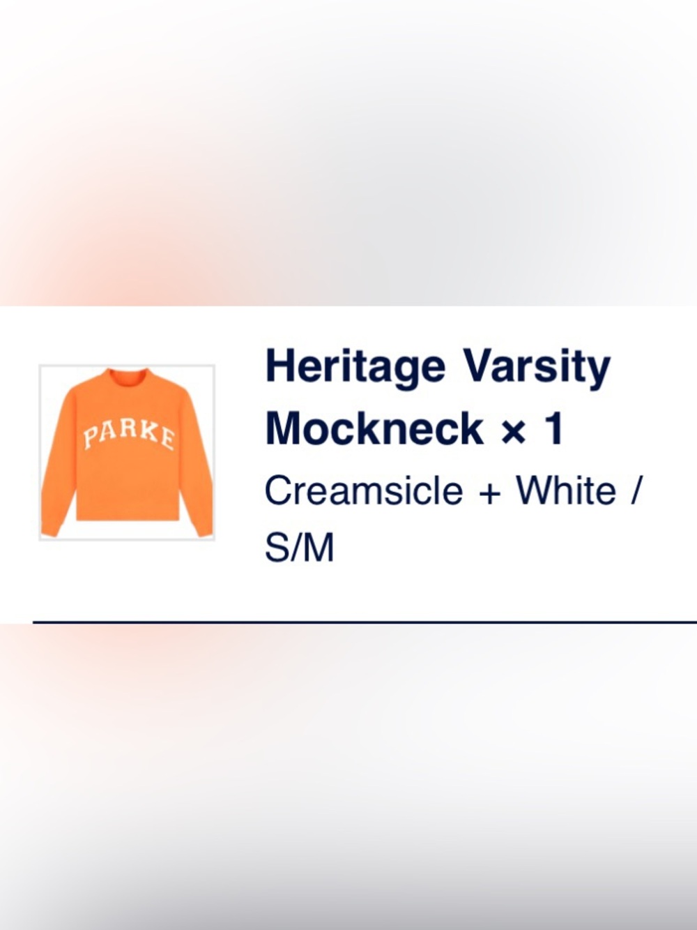 PARKE Orange Mockneck - Picture 5 of 6